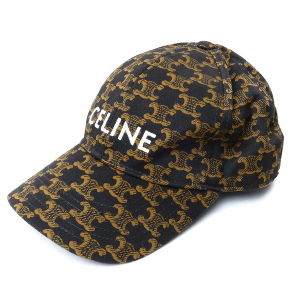 Celine Accessories - CELINE Triomphe Cap in Brown 2AUA1731O.19MA.M